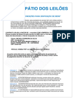 Contrato Patio Dos Leilões Micaele Ferreira Da Silva PDF
