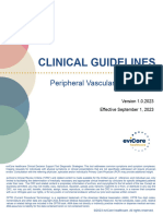 Clinical Guidelines Peripheral Vascular Intervention