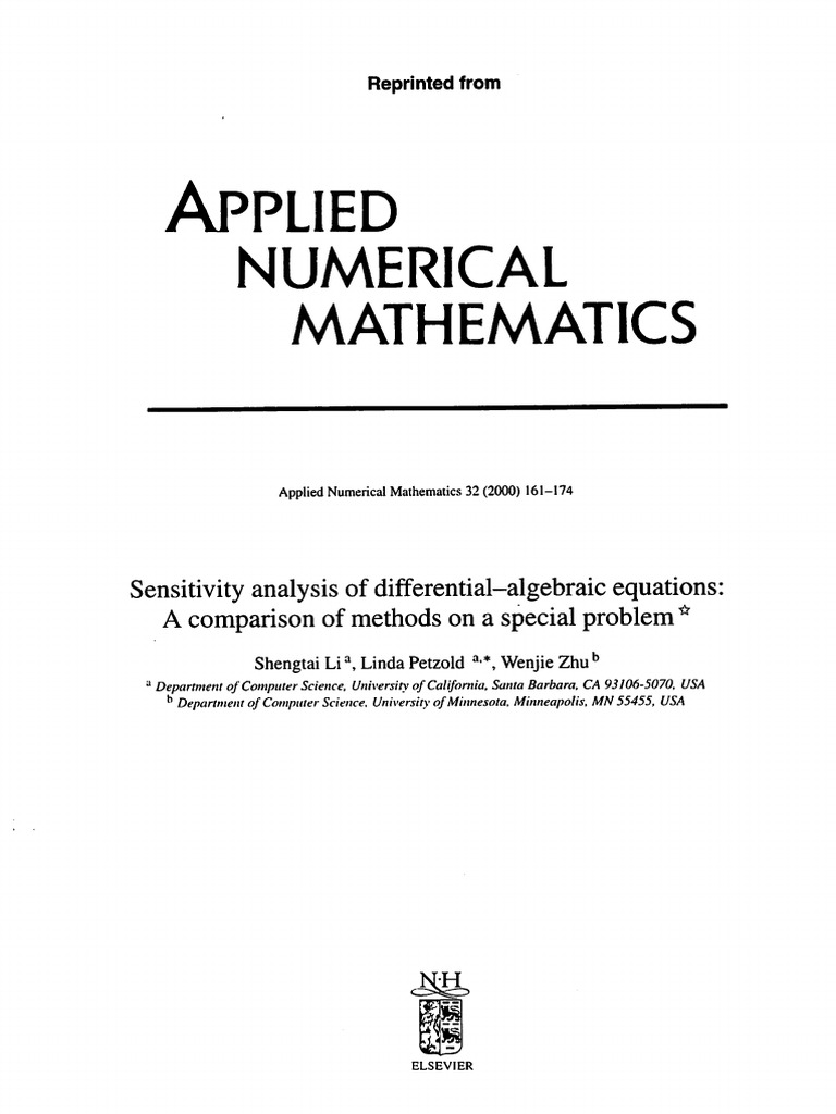 Sensitivity Analysis | PDF