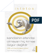 Epiktetos Kendisinin Efendisi Olmayan Hiç Kimse Özgür Değildir