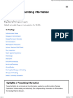 Brimonidine Package Insert