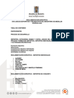 Reglamento Especifico Juegos Deportivos y Recreativos Del Magisterio de Medellin 2023