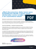 19 - 27 de Marzo - Qué Documentos Debo Tener para Trasladarme