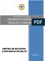 Geografía Económica y Social de La Argentina M1