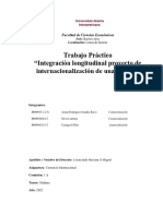 Trabajo Práctico de Integración Longitudinal Proyecto de Internacionalización de Una Pyme