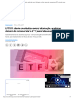 LFTS11 - Diante de Dúvidas Sobre Tributação, Analistas Deixam de Recomendar o ETF Entenda o Caso