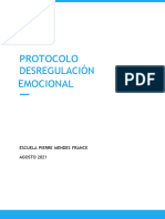 Protocolo Desregulación Emocional