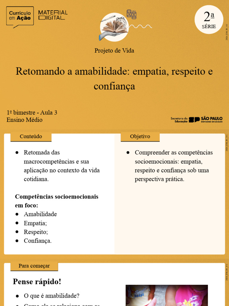 Amabilidade: Empatia e Respeito na Prática | PDF | Empatia | São Paulo