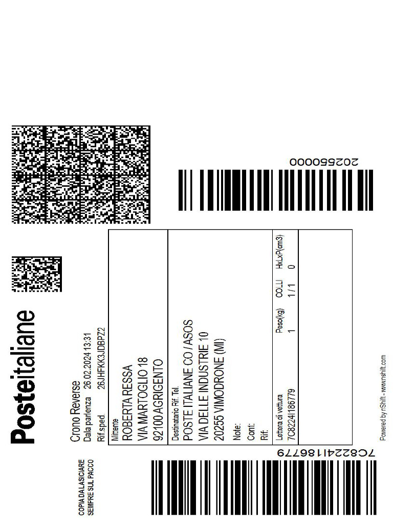 ASOS Return Note 26JHFKK3JDBPZ2 | PDF