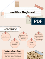 Política Regional