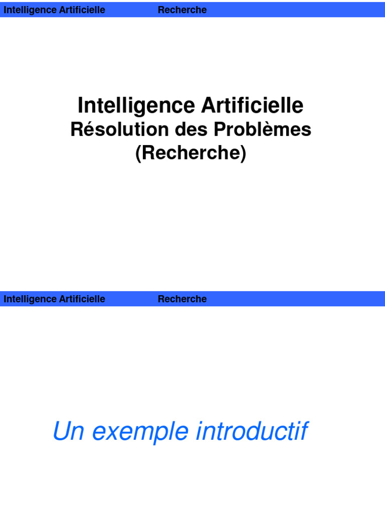 Résolution de Problèmes en IA | PDF | Théorie de la complexité ...