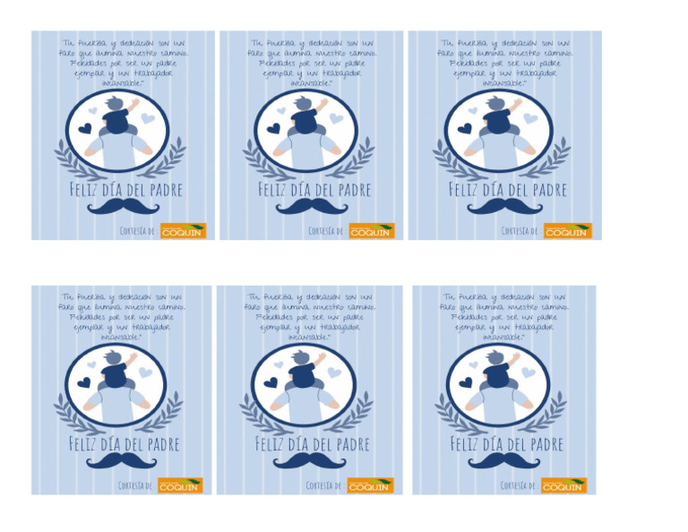 Tarjetas Dia Del Padre | PDF
