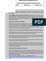 Leer Detenidamente Las Condiciones Tecnicas Y Contractuales Antes de Cotizar