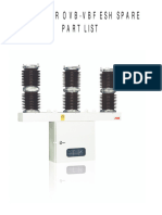 Outdoor Ovb-Vbf Esh Spare Part List