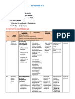 Actividad - Del 22 de - Marzo