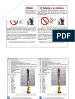 Os malefícios do tabaco no rendimento desportivo