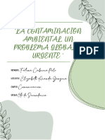 La Contaminación Ambiental