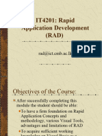 IT4201: Rapid Application Development (RAD) : Rad@ict - Cmb.ac - LK