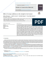 Effect of Curing Conditions On The Strength of Soil Cement