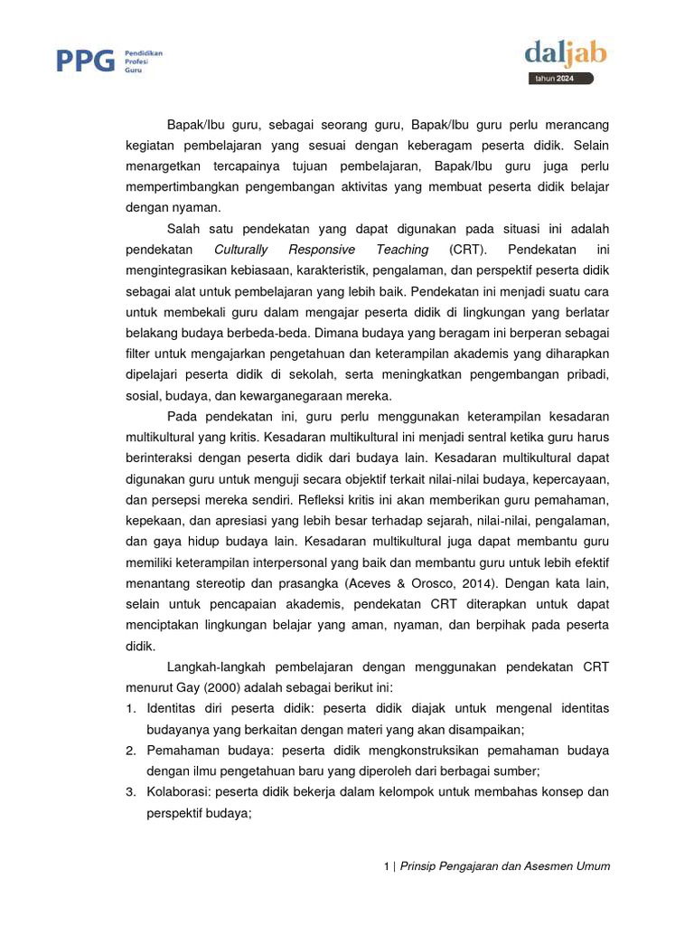 Kunci Jawaban Modul 1 Topik 4 PPA Umum | PDF