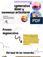 Proceso Degenerativo de Los Tendones y Elementos Articulares