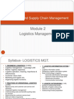Logistics Management Module- Supply Chain Imperative