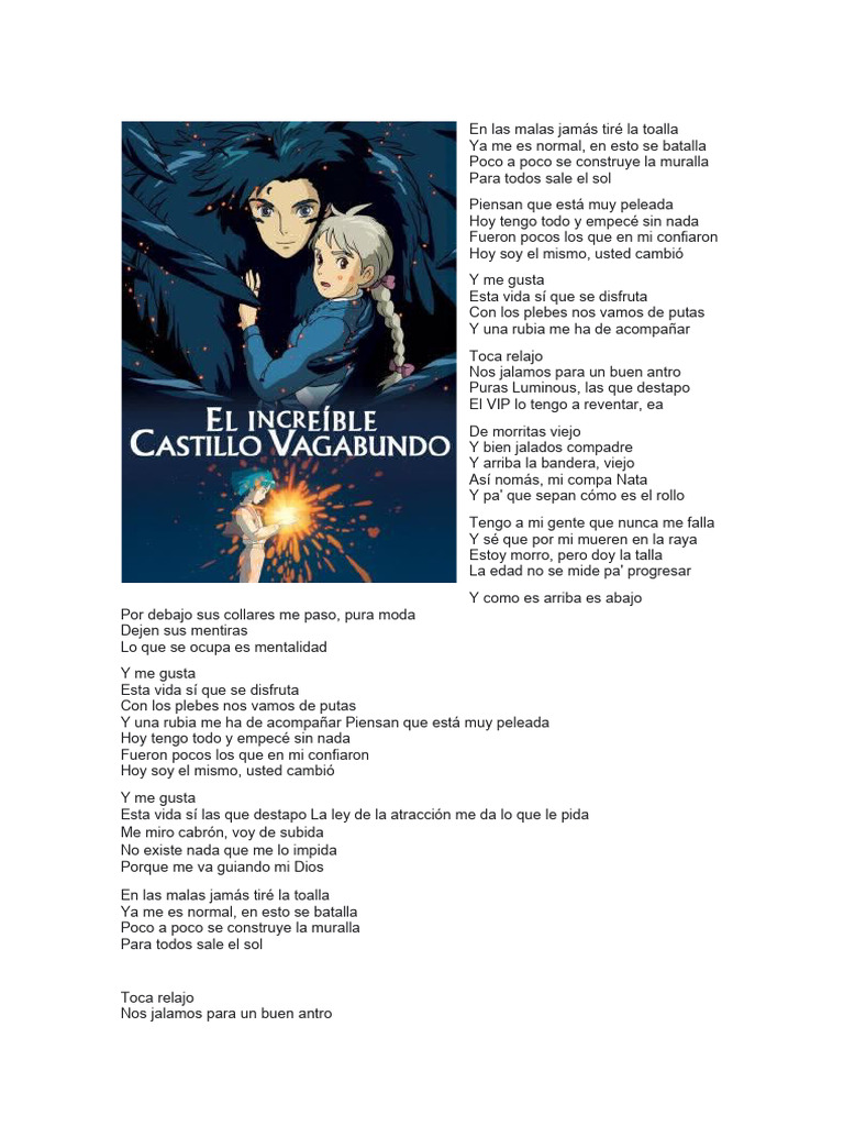 Letras de Mi Lifeeeee | PDF