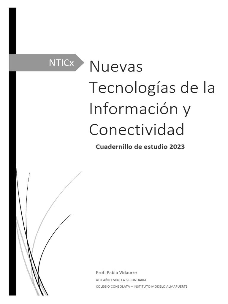 Cuadernillo NTICx 2024 | PDF | Compatibles con PC Ibm | Almacenamiento ...