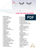 Lista de Cha