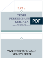 Teori Perkembangan Kerjaya: Topik 4 - Teori Perkembangan Kerjaya