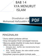 Teori Perkembangan Kerjaya: Topik 14 - Kerjaya Menurut Pandangan Islam