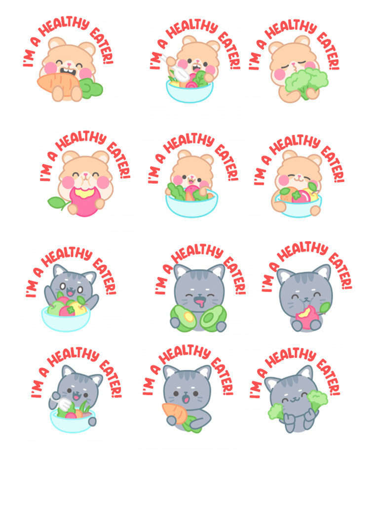 Stickers (2 Copias Color) | PDF