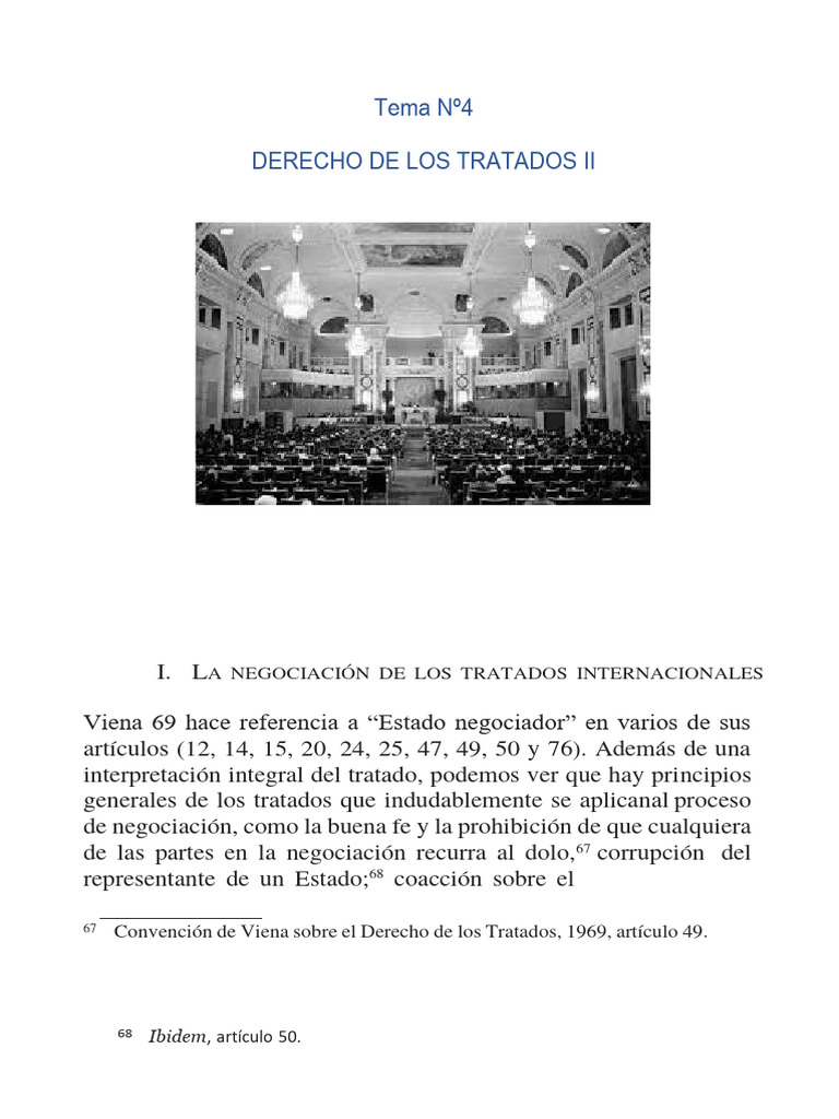 TEMA 4 Derecho de Los Tratados II PDF Tratado Convenio europeo de