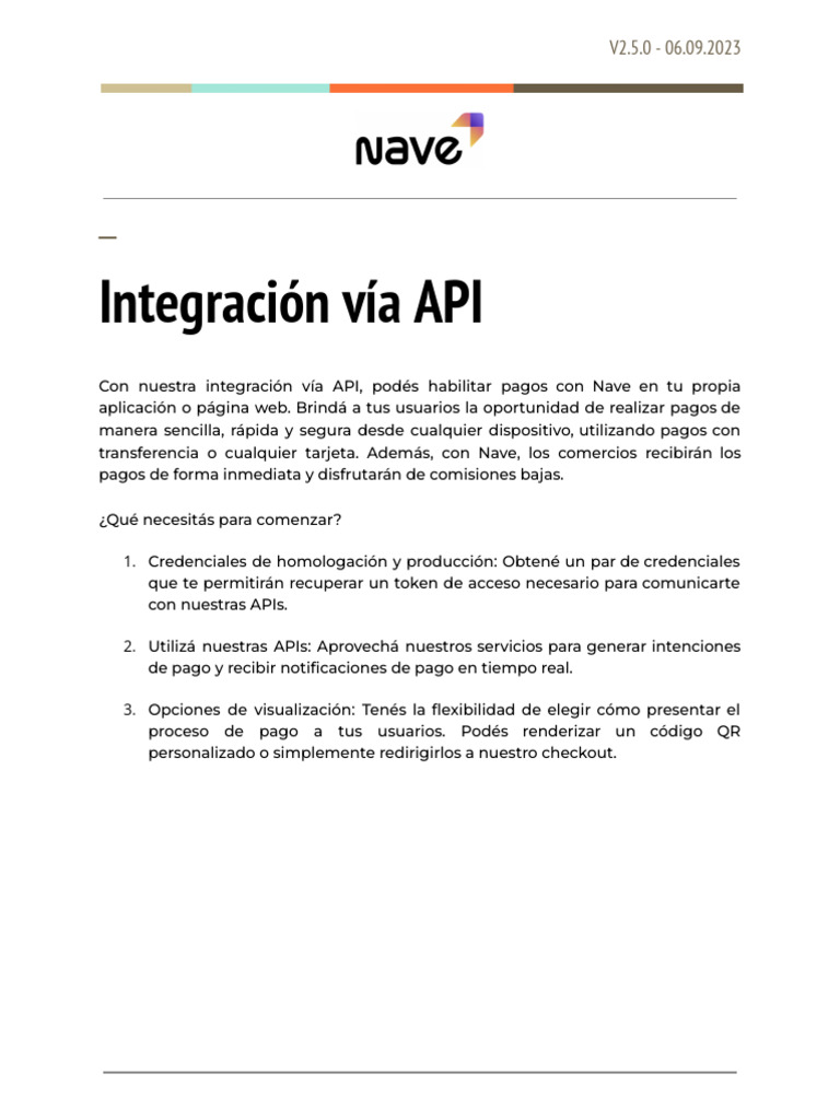 Integración API para Pagos con Nave | PDF | Script Java | Red mundial