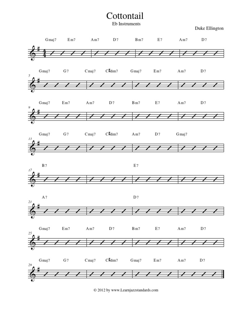 Cottontail Eb Instruments | PDF