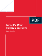Brief On Palestine Israels War Crimes in Gaza