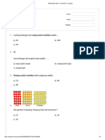 Matematika Kelas 1 Semester 2 - Quizizz