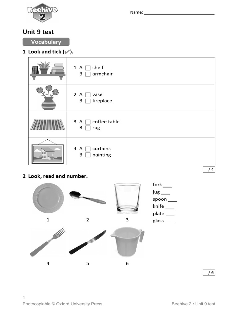 beehive 4 unit 9 test