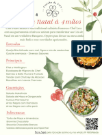 Menu Natal Pedro e Leca