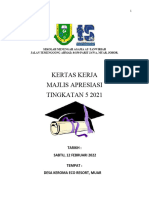 Kertas Kerja Majlis Apresiasi 2021