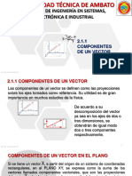 Componentes de Un Vector