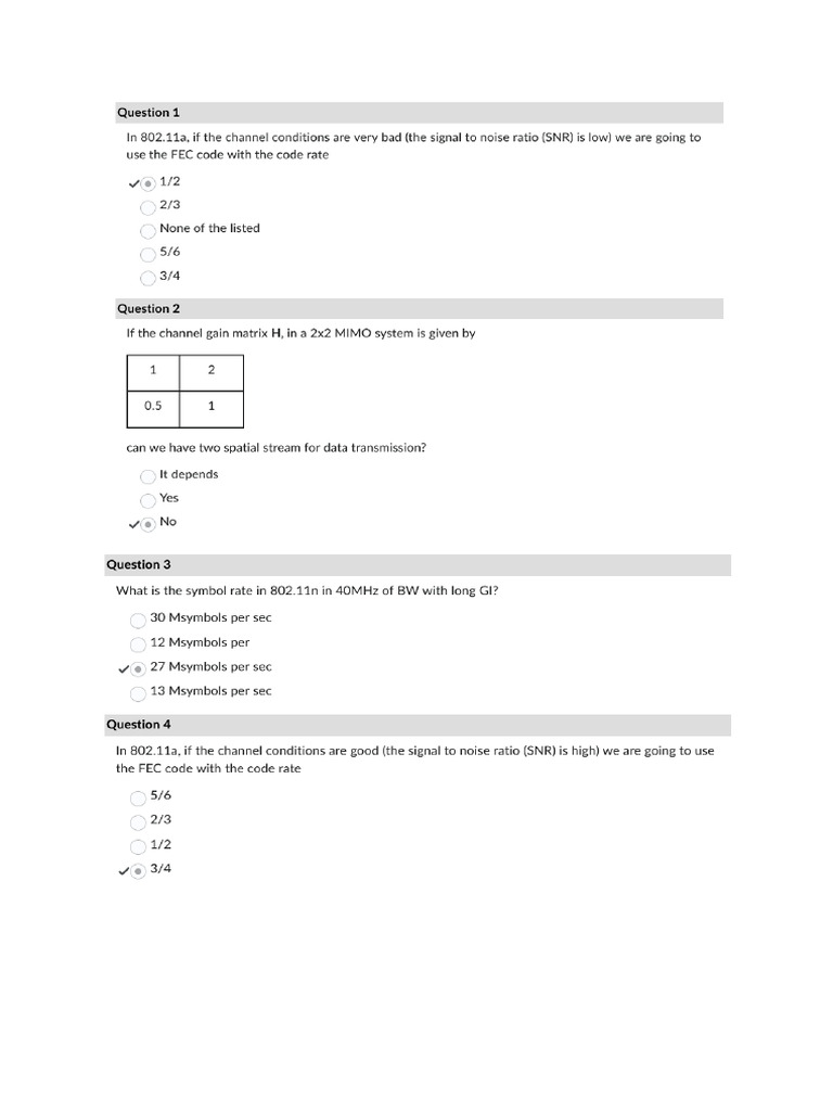 Quiz-1 Solution | PDF