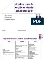 Criterios Certificación Pragmacero ISO 9001-2008
