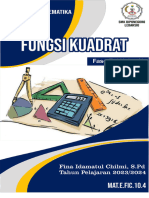 Modul Ajar Matematika Kelas X Fase E - 10.4 Fungsi Kuadrat - Fina Idamatul Chilmi