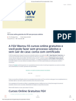 55 Cursos Online Gratuitos Da FGV Sem Processo Seletivo - Veduca