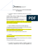 Banco de Preguntas para Evaluación de Ministerio de Gobierno