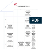 Horario Semestre 2024-1: A. Cole