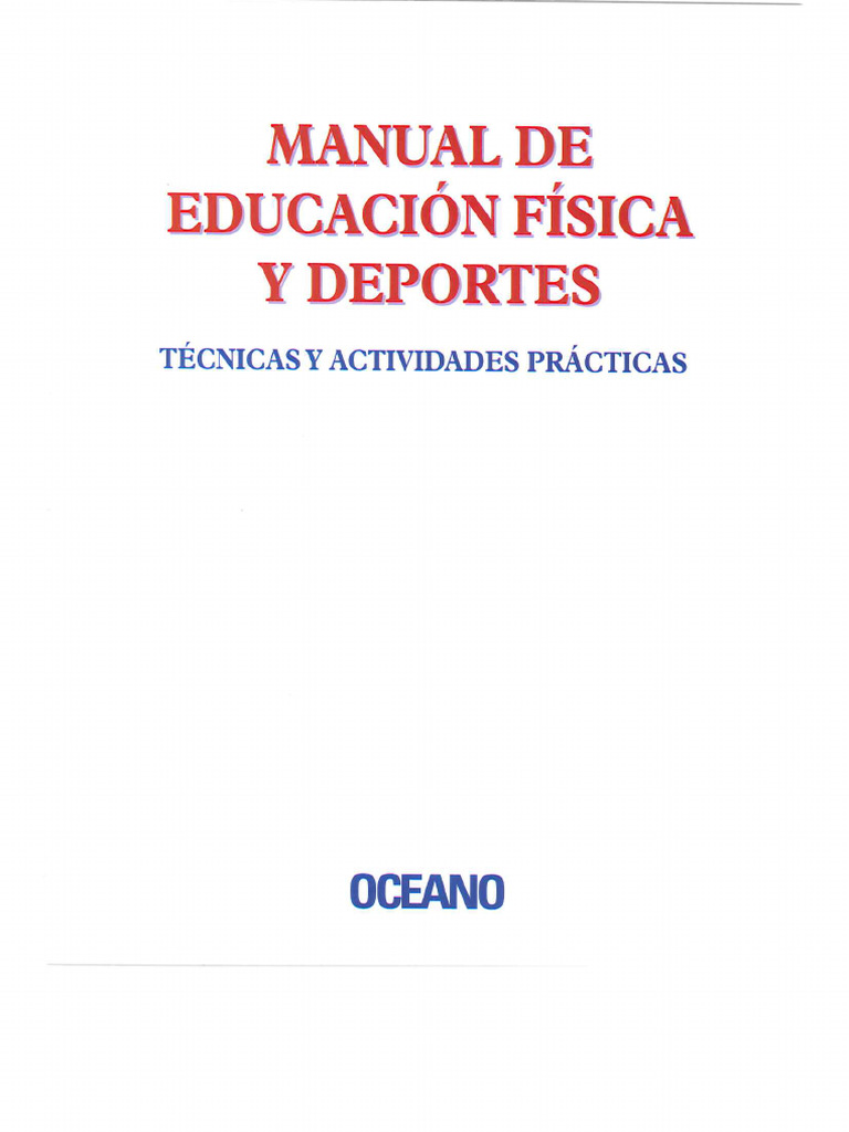 1 Manual De Educacion Fisica Y Deportes 1 Pdf