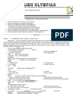 PDF Soal Olimpiade Bahasa Inggris SMP