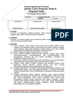 SOP002 - SDM - Pengangkatan Pegawai Tetap